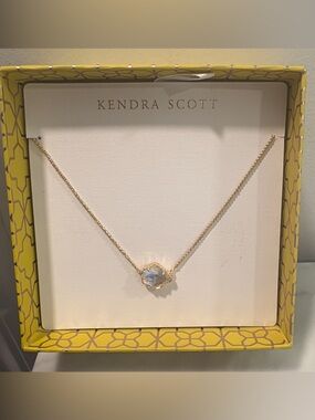 Kendra Scott Gold Iridescent Pendant Necklace